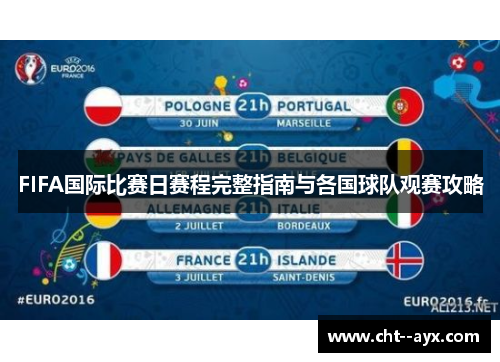 FIFA国际比赛日赛程完整指南与各国球队观赛攻略